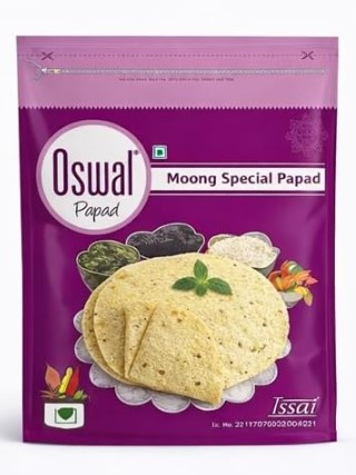 OSWAL MOONG PAPAD 400GM BIG