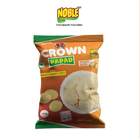 NOBLE POTATO BASE  CROWN CHIPS 500GM