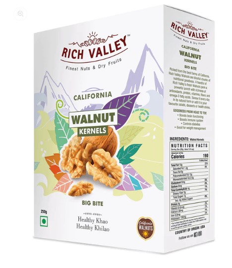 RV WALNUT BIG BITE 250GM