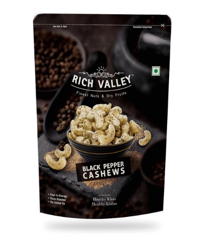 RV CASHEW  BLACK PEPPER - 200 GM