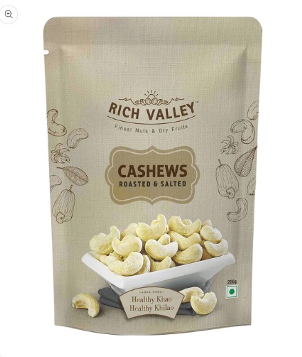 RV CASHEWS( Rosted & Salted )- 200 Gm