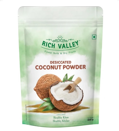 RV DESICCATED COCONUT POWDER - 500 GM